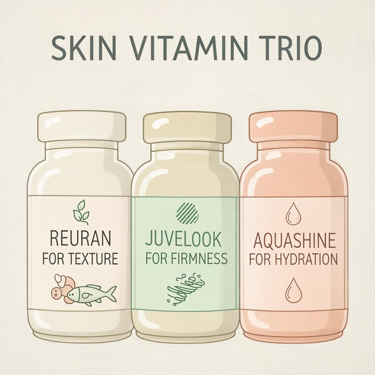 피부 영양제 3형제 비유